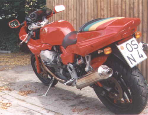 Papas Guzzi - von hinten