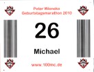 Startnummer jendorfer See-Marathon 2010