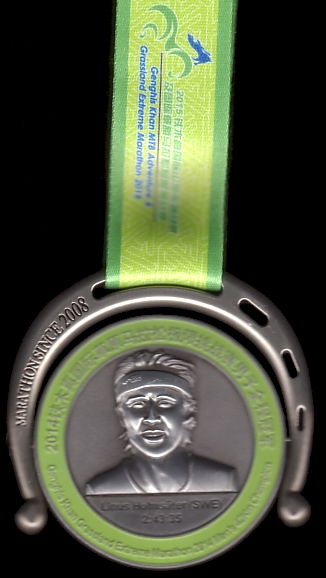 8. Grassland Extreme Marathon 2015 - Finisher Medaille