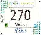 Startnummer 14. Dmmer Marathon Mannheim 2017
