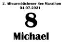 Startnummer 2. Altwarmbchener See Marathon 2021