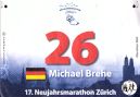 Startnummer 17. Neujahrsmarathon Zrich 2022