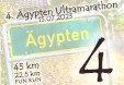 Startnummer 4. gypten Ultramarathon 2023