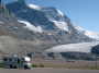 Overnight Parking vor dem Athabasca Glacier